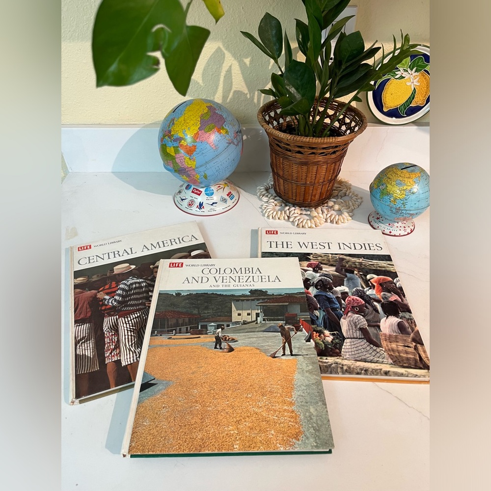 Vintage LIFE World Library collection set of 3 books 🇻🇪 🇵🇦 🇳🇮